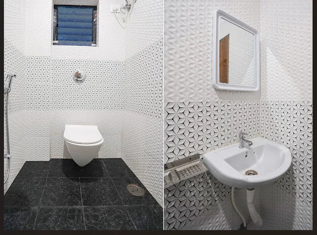 Bathroom — Hot Water & Amenities